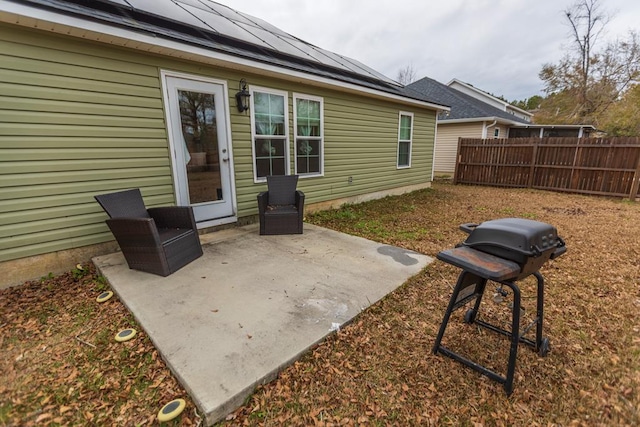 view of patio / terrace featuring grilling area