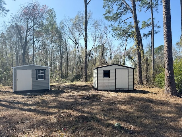 view of outdoor structure