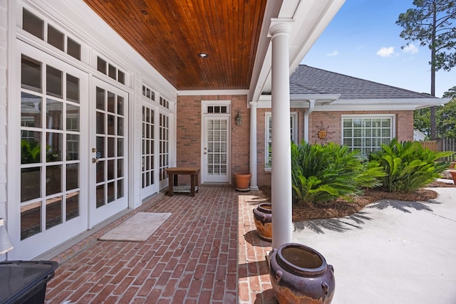 4155 Quail Run Cir, Valdosta, GA 31601 - view of patio with french doors