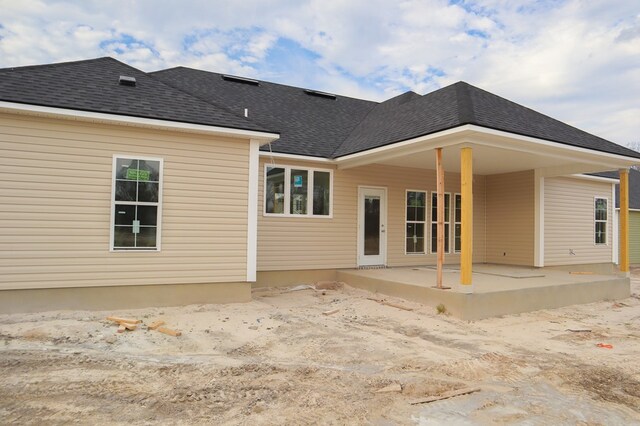 back of house featuring a patio