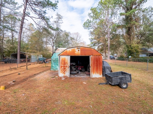 view of outbuilding