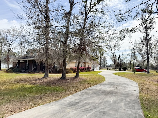 exterior space with driveway