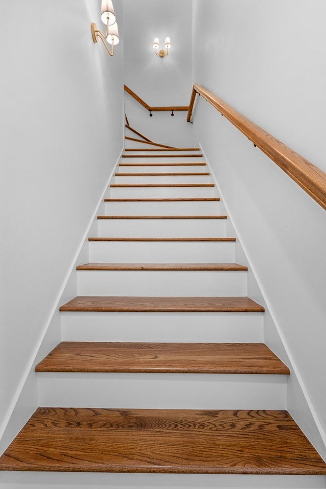 view of stairs