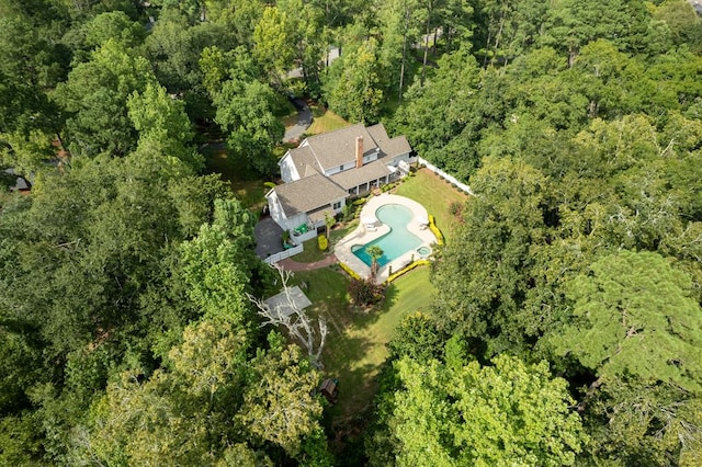 793 Lake Laurie Dr, Valdosta, GA 31605 - birds eye view of property with a forest view