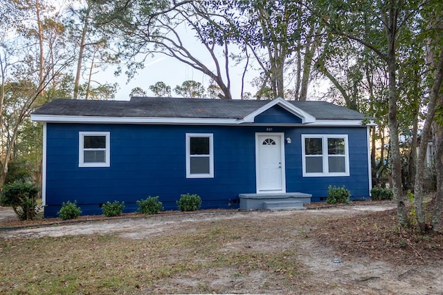 view of ranch-style house