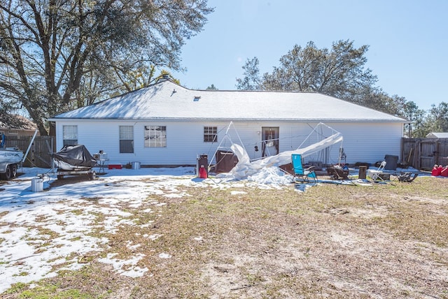 view of rear view of property