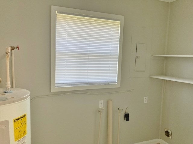 619 Lakeview Dr, Adel, GA 31620 - laundry room featuring water heater