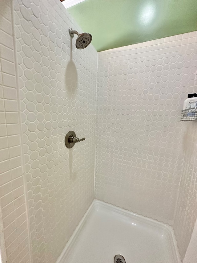 bathroom with walk in shower