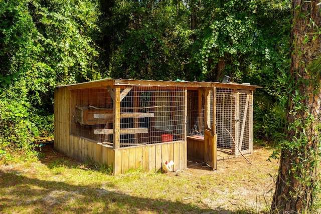 view of outbuilding