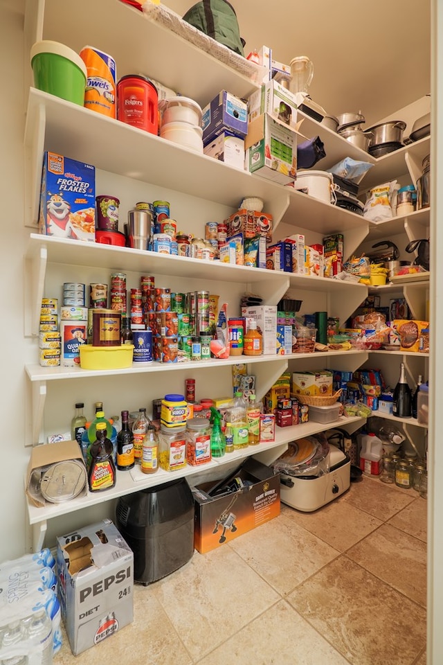 view of pantry