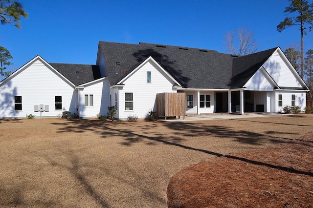 back of house featuring a patio