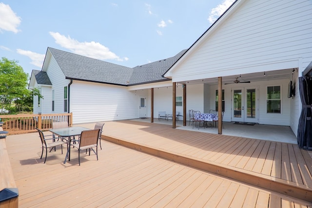 4310 Old Quitman Hwy, Valdosta, GA 31601 - deck with french doors and outdoor dining area
