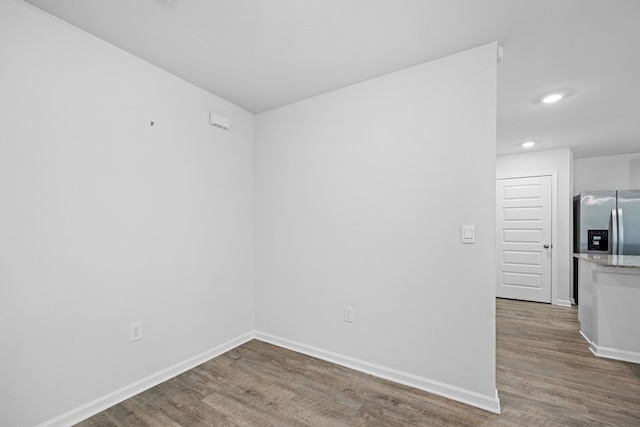 3638 Seedling Ln, Valdosta, GA 31601 - spare room with wood finished floors, baseboards, and recessed lighting