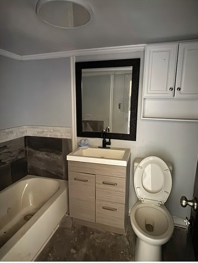 218 Teddy St, Thomasville, GA 31792 - bathroom featuring a tub, marble finish floor, and vanity
