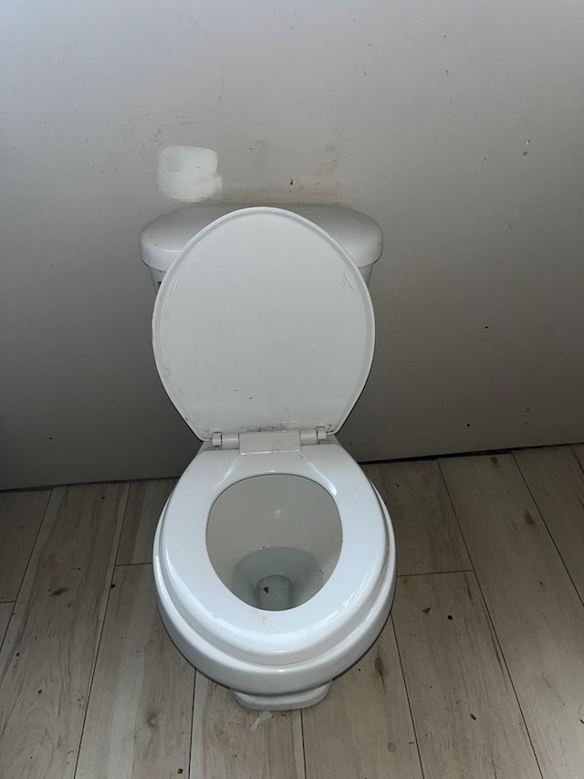 bathroom featuring toilet