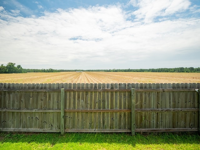3956 Crusader Ct, Valdosta, GA 31605 - fenced backyard with a view of countryside