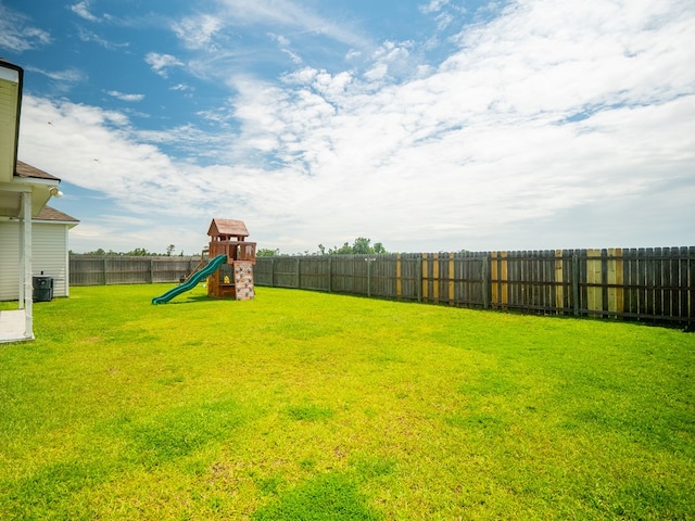 3956 Crusader Ct, Valdosta, GA 31605 - fenced backyard featuring a playground