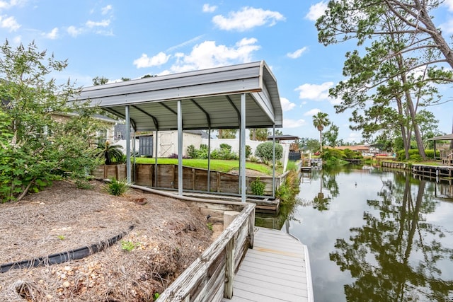 561 Sevilla Spring Cir, Lake Park, GA 31636 - dock area featuring a water view