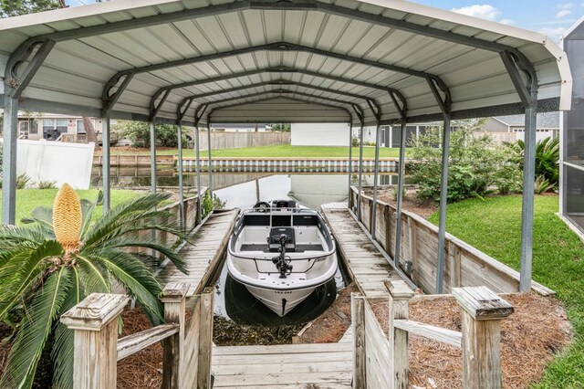 561 Sevilla Spring Cir, Lake Park, GA 31636 - dock area featuring a water view