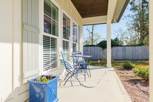 view of patio