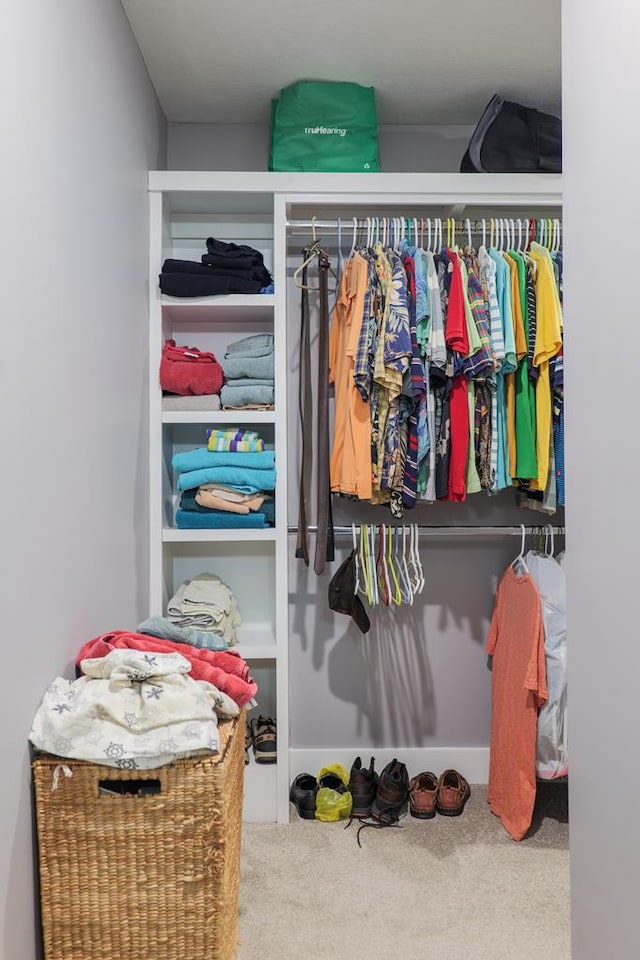 view of closet