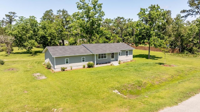 5408 S Camellia Dr, Valdosta, GA 31601 - single story home with a shingled roof and view of wooded area