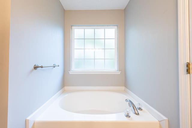 bathroom with a bathing tub