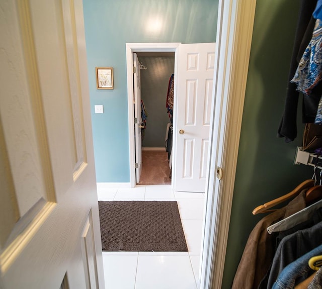 bathroom featuring tile patterned floors