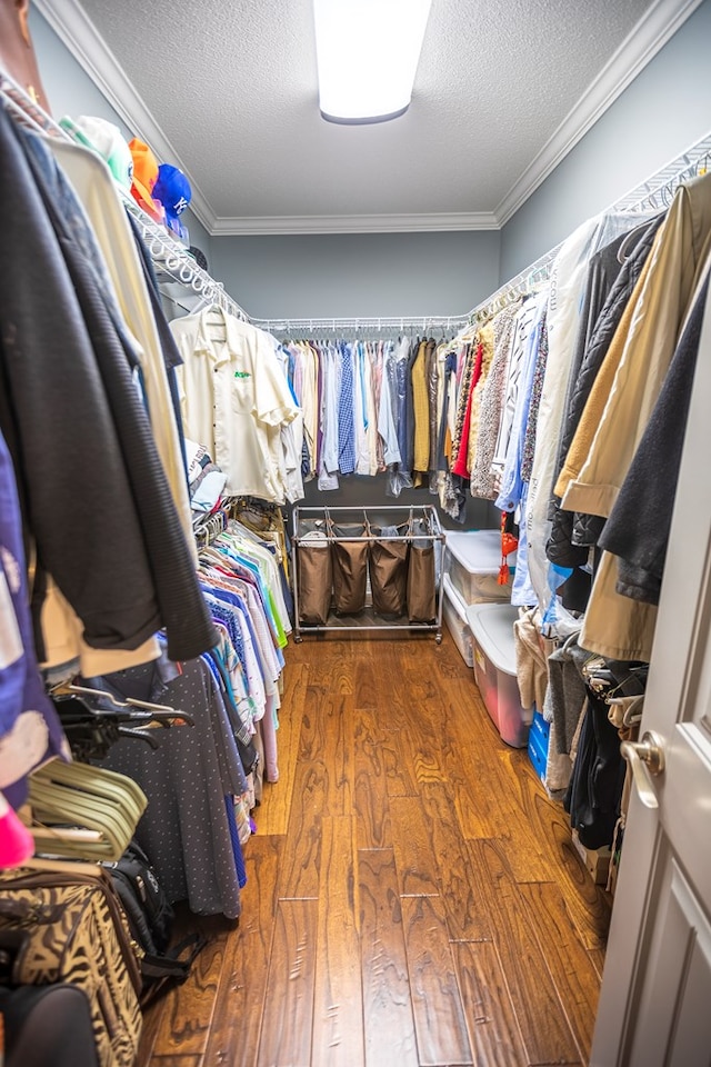 5643 Timberwind Cir, Lake Park, GA 31636 - spacious closet featuring hardwood / wood-style floors