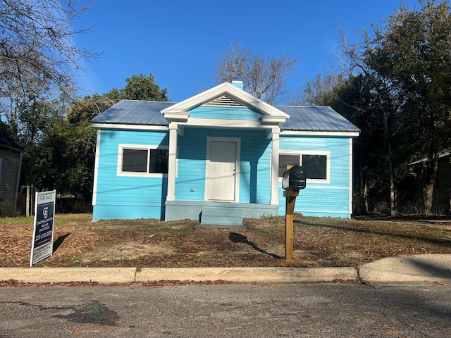 view of bungalow