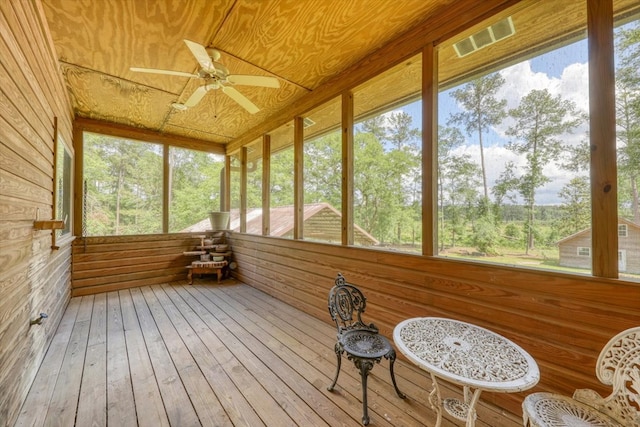 8262 Troupeville Rd, Valdosta, GA 31602 - sunroom / solarium with a ceiling fan