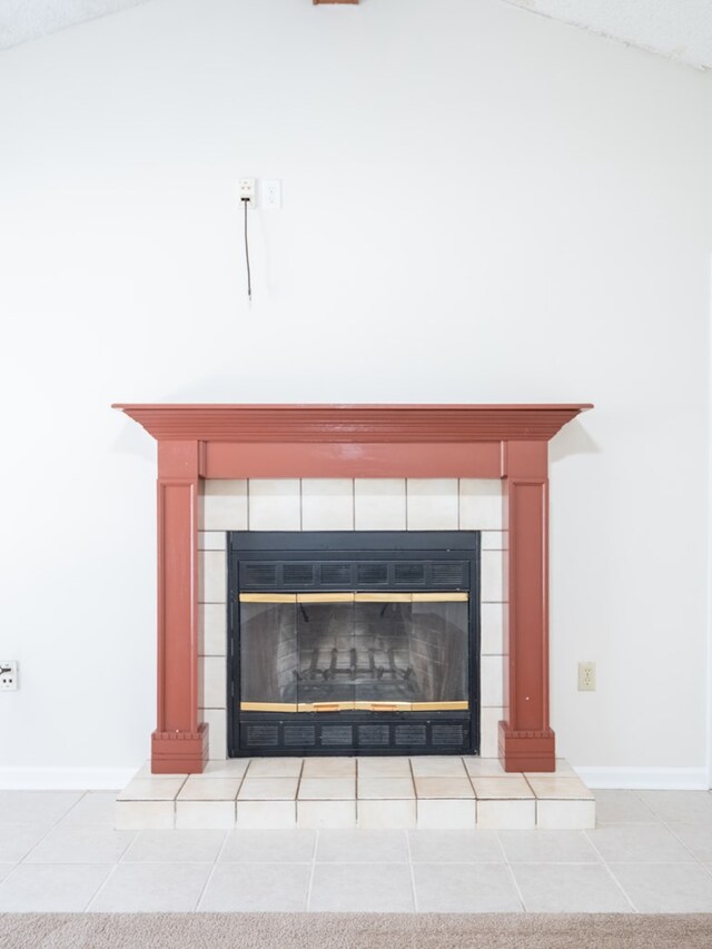 5210 N Northridge Rd, Valdosta, GA 31605 - details with baseboards and a tiled fireplace