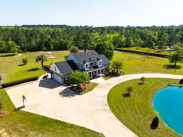 drone / aerial view