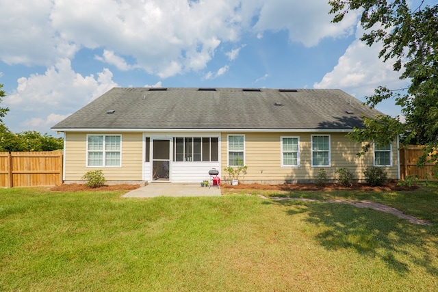 2783 Rabbit Ridge Run, Valdosta, GA 31605 - back of house featuring a patio area and roof with shingles
