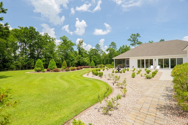 3870 Timber Ridge Rd, Valdosta, GA 31601 - view of green lawn featuring view of wooded area