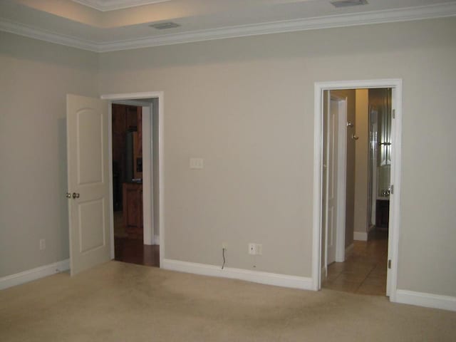 3745 Old Vine Way, Valdosta, GA 31605 - empty room with light colored carpet, ornamental molding, and baseboards