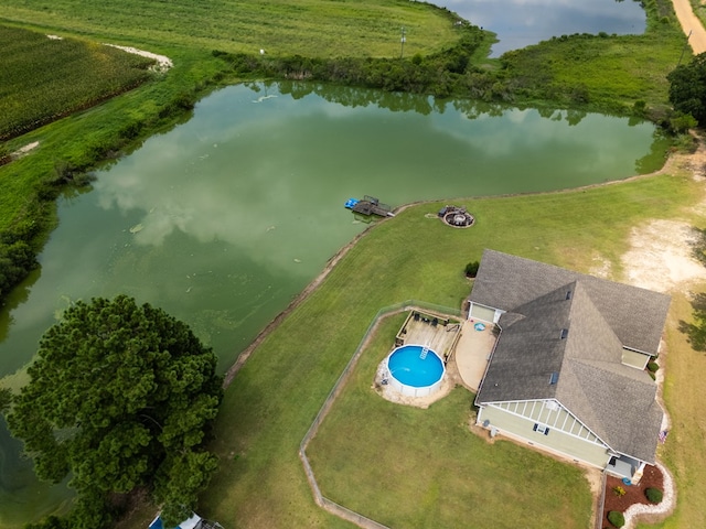 203 Murray Mccranie Rd, Norman Park, GA 31771 - view from above of property featuring a nearby body of water and a pool