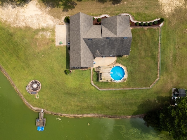 203 Murray Mccranie Rd, Norman Park, GA 31771 - drone / aerial view of a nearby body of water and a pool