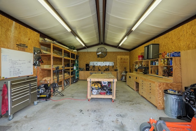 203 Murray Mccranie Rd, Norman Park, GA 31771 - garage with a workshop area