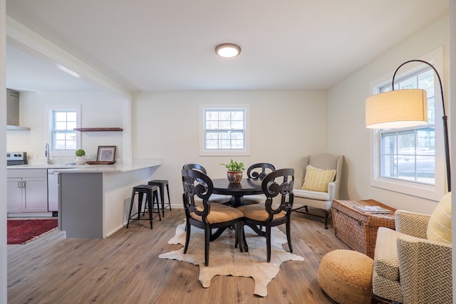6041 NE Edmundson Rd, Hahira, GA 31632 - dining room featuring light wood finished floors