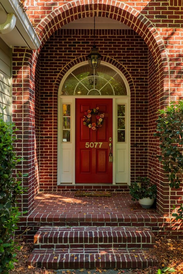 view of entrance to property