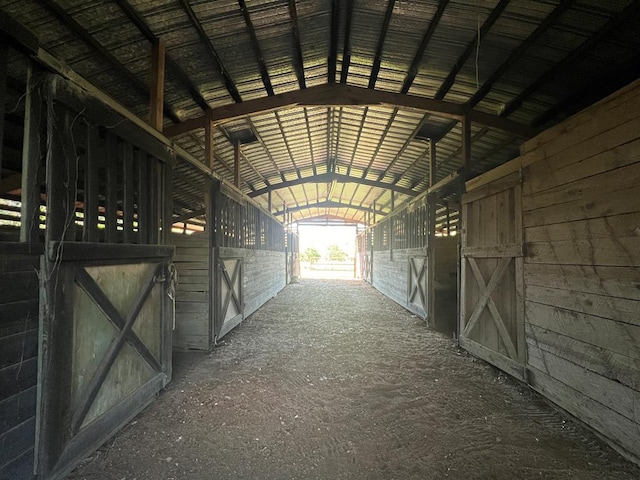 view of stable