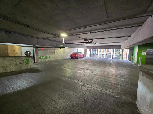 1 Mercer St Unit 204, Cincinnati, OH 45202 - parking deck featuring washer / clothes dryer