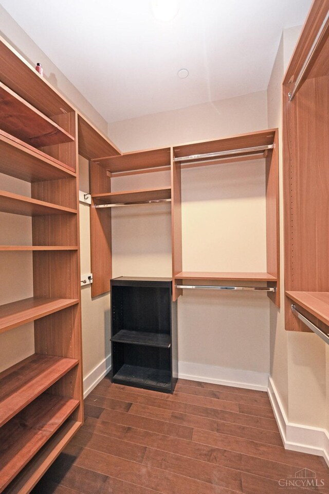 1 Mercer St Unit 204, Cincinnati, OH 45202 - spacious closet with dark wood-style floors