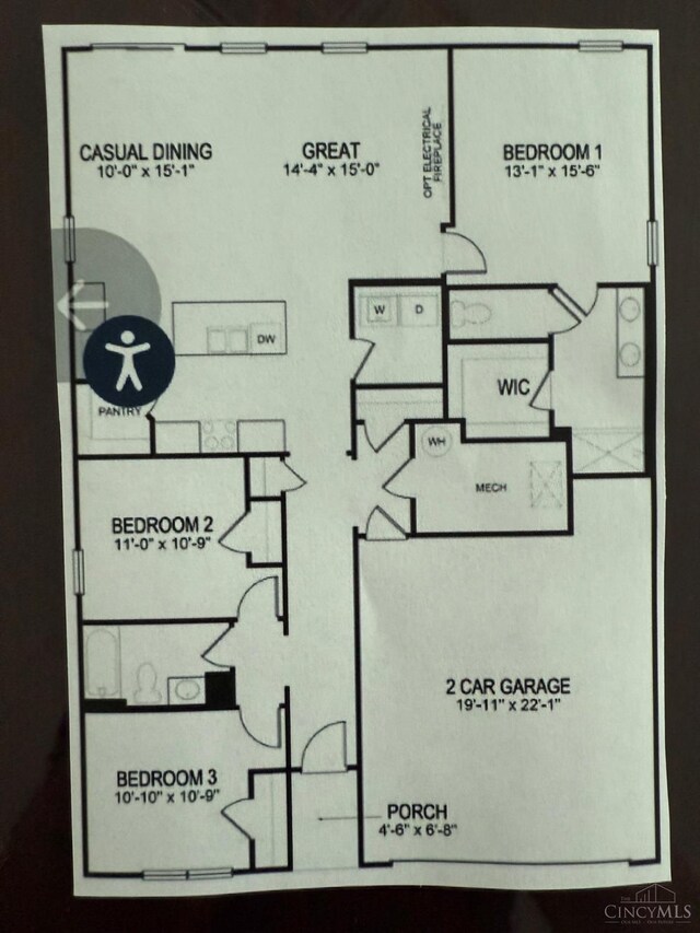 61 Goldfish Ln, Pierce Twp, OH 45102 - property floor plan