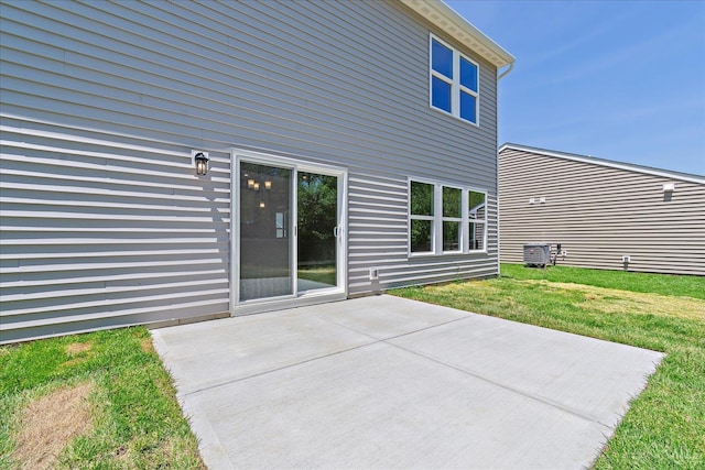 1658 Whitewater Trails Blvd, Harrison, OH 45030 - back of property featuring a patio, a yard, and cooling unit
