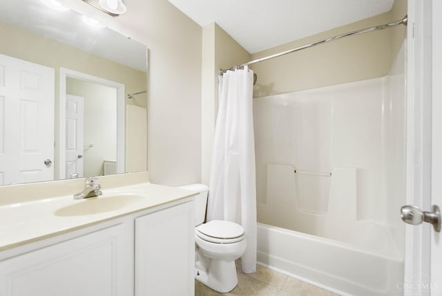 818 William Howard Taft Rd, Cincinnati, OH 45206 - full bathroom with vanity, shower / tub combo, and tile patterned floors