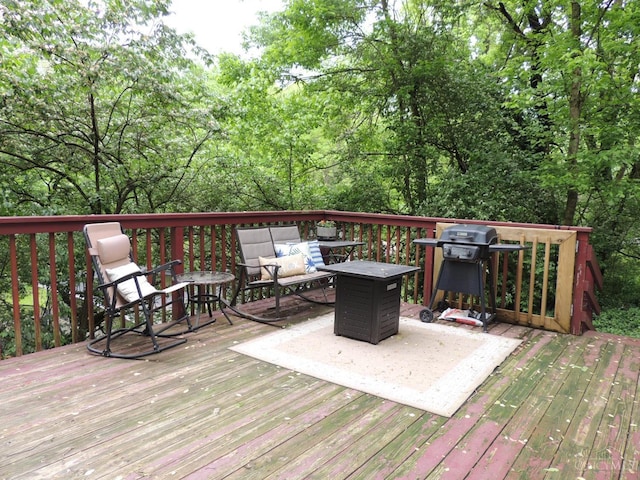 770 Sutton Rd, Anderson Twp, OH 45230 - wooden terrace featuring area for grilling