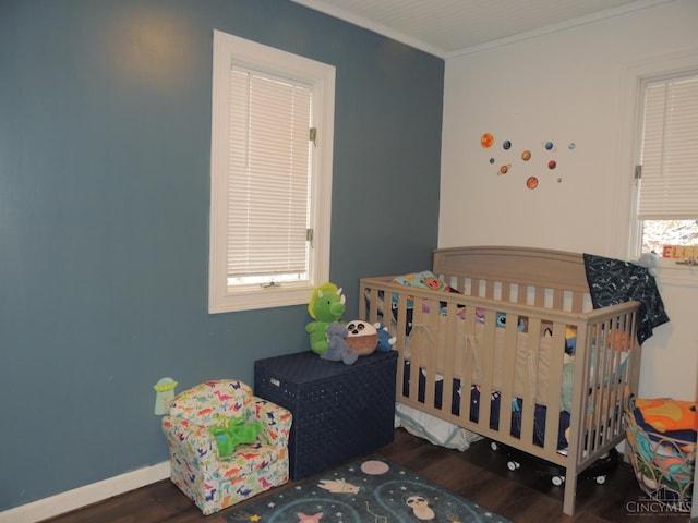 770 Sutton Rd, Anderson Twp, OH 45230 - bedroom with wood finished floors and ornamental molding