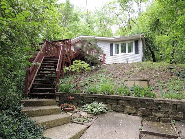 770 Sutton Rd, Anderson Twp, OH 45230 - view of front of property featuring stairs and a deck